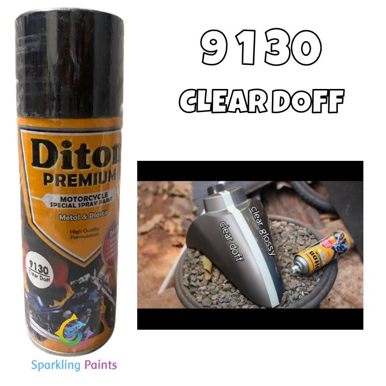 Pilox Diton Premium Clear Doff 9130 Vernis Dof 400ml Pilok Klir Dop Pernis Flat Matte