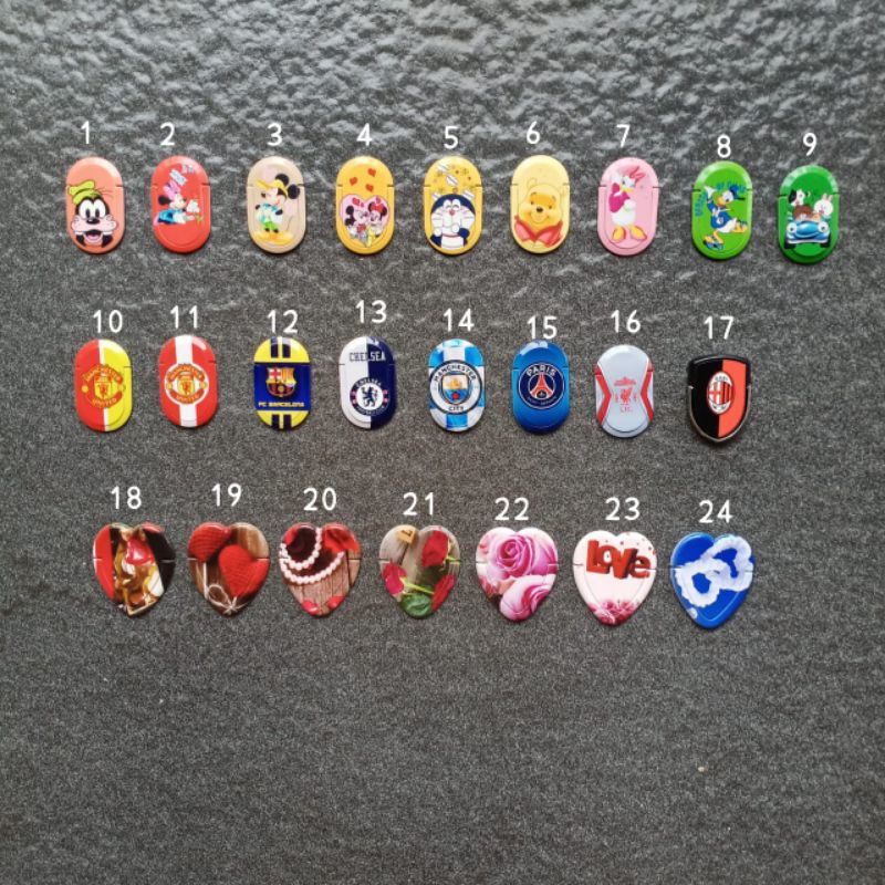 Iring motif bola . cartoon . lovely ring hp . tempelan . gurita . holder phone