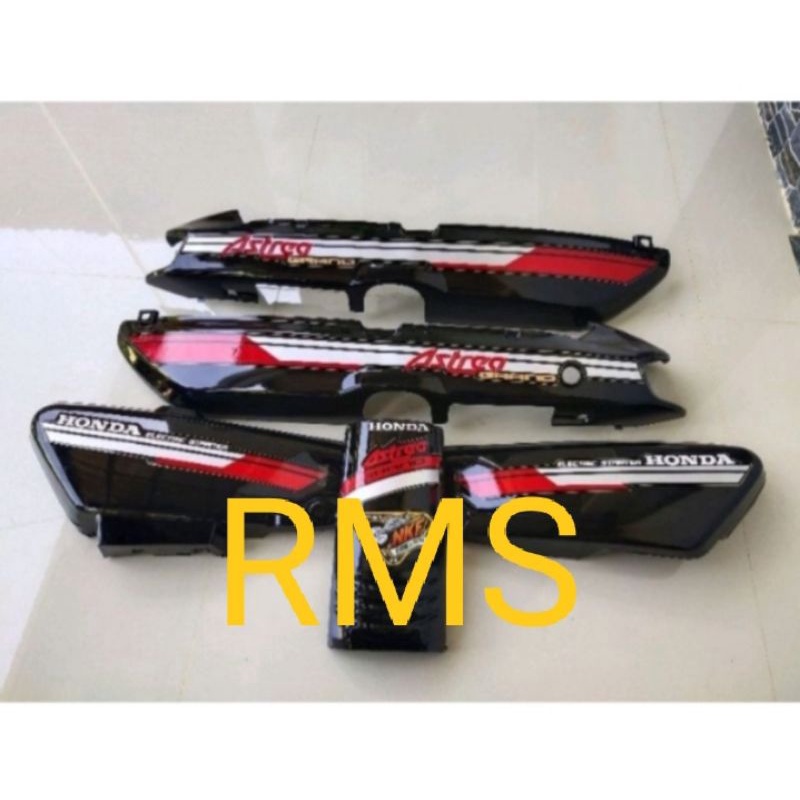 body astrea grand bulus 91-92 set box aki dan cover grand bulus set box aki dan panel