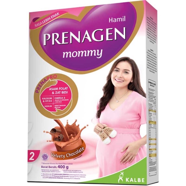 

PRENAGEN MOMMY VELVETY COKLAT 400g SUSU HAMIL PRENAGEN