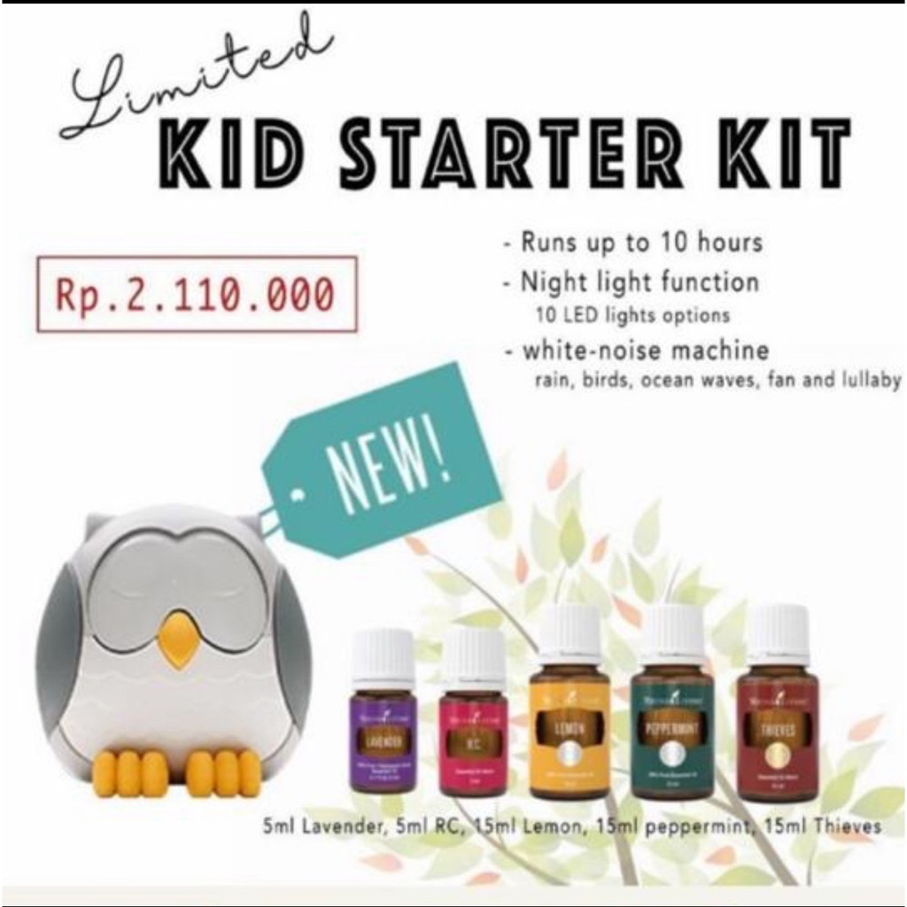 feather the owl limited kid stater kit YL essential oil lavender rc lemon peppermint thieves