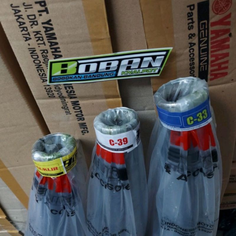 Boban nuklir, c33, c39 fullset knalpot rx king, rx s laser terbaru (bobokan bandung)