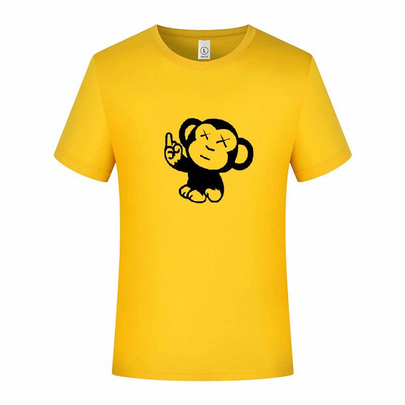 Hokyshop92 Kaos Pria Motif Monkey Lengan Pendek Fashion Lelaki Baju Cowok Distro Tshirt Katun Combed Cod