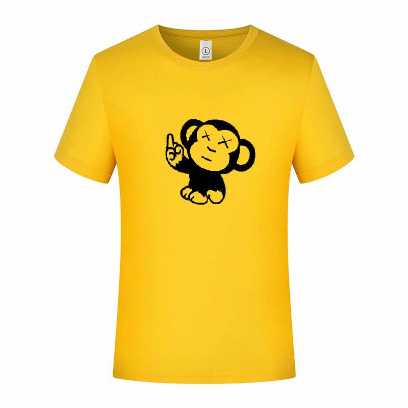 Hokyshop92 Kaos Pria Motif Monkey Lengan Pendek Fashion Lelaki Baju Cowok Distro Tshirt Katun Combed Cod