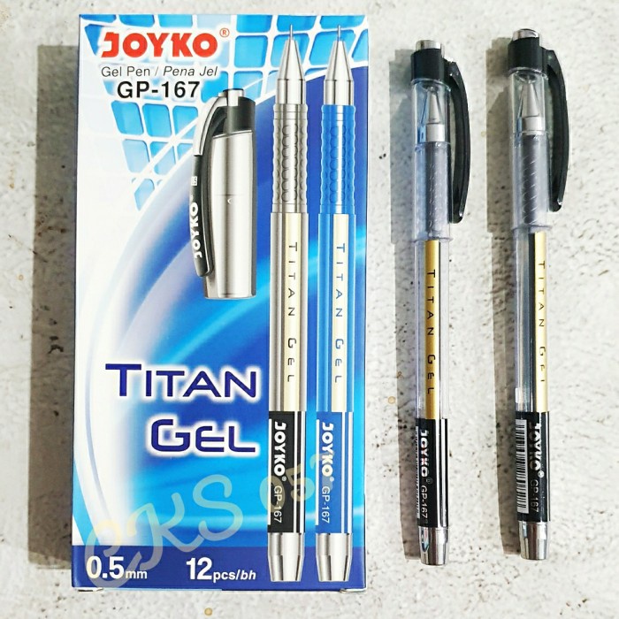 

Hot Sale Pen / Pulpen Titan Gel Joyko Gp-167 0.5Mm Trendi