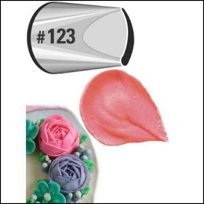 Wilton 123 Spuit Mawar Besar Alat Dekorasi Cake