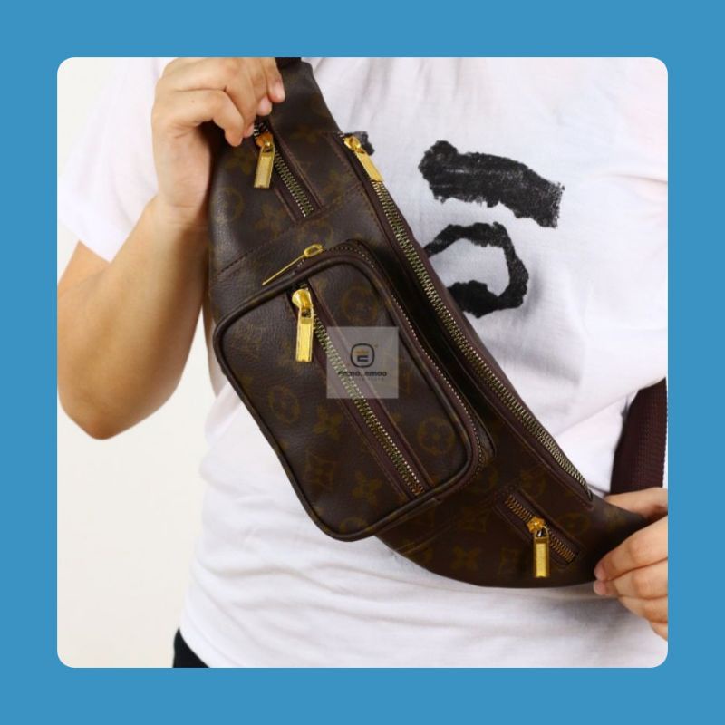 Waistbag LV Motif Tas Pinggang Wanita Fashion korean style EMOEMO