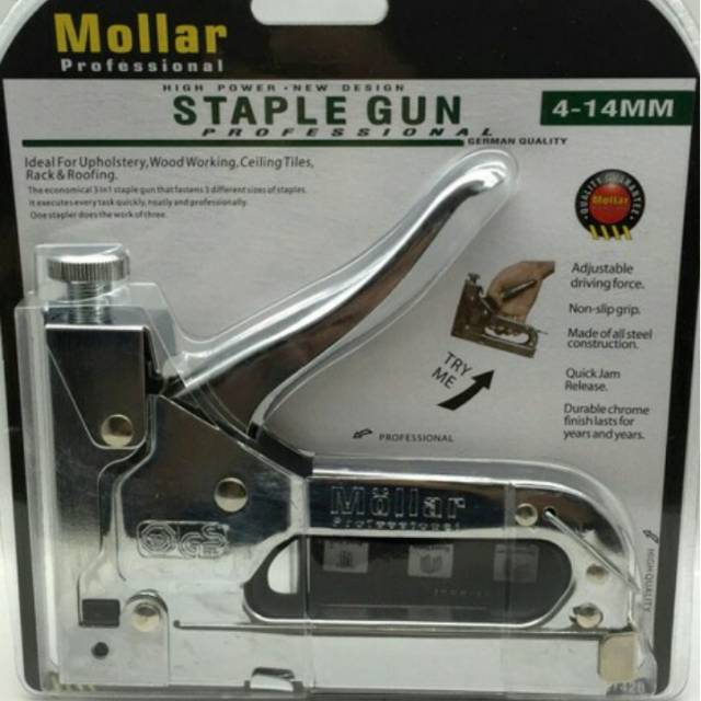 

Staple Gun Mollar 3in1 Staples tembak jok Staple gun hekter