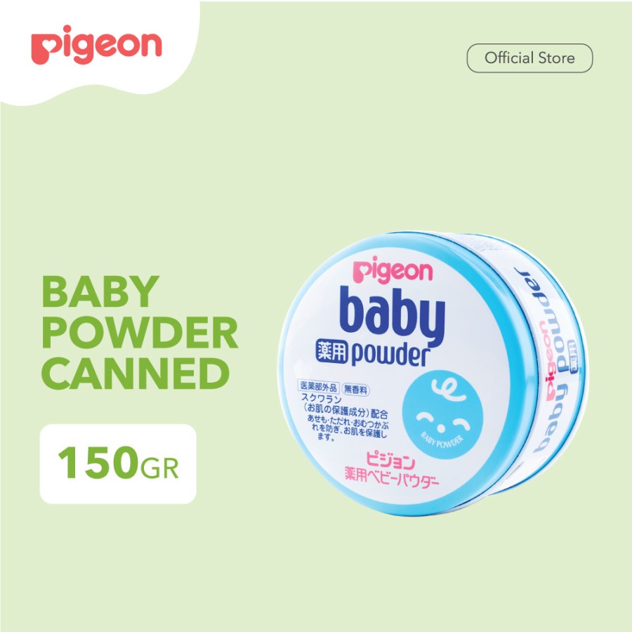 Pigeon Baby Powder ( Bedak Kaleng Biru)