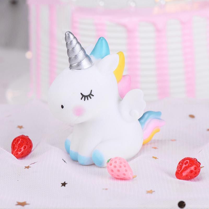 Topper Hiasan Kue Unicorn Anak Perempuan Lucu Cewek Cake Ulang Tahun