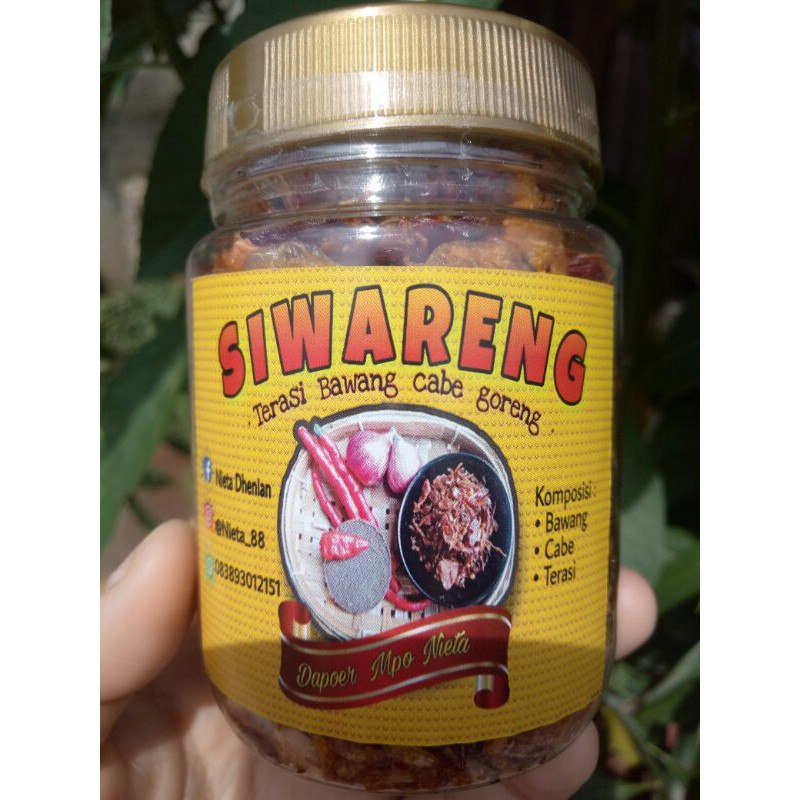 

SIWARENG - Terasi Bawang cabe goreng