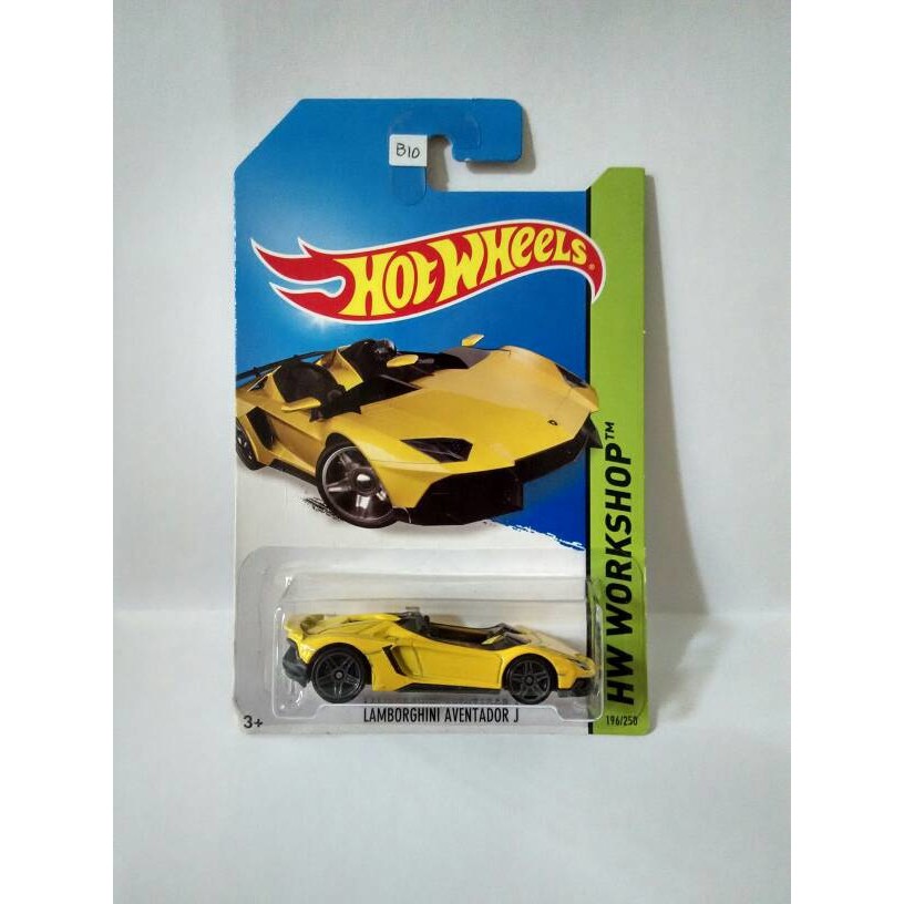 Hot Wheels Lamborghini Aventador J Yellow