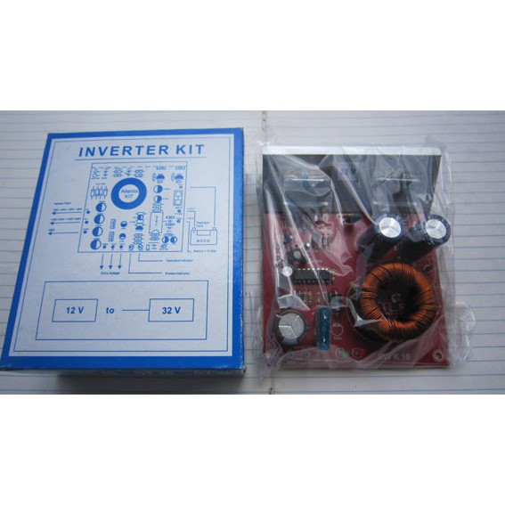 Inverter MOBIL 12V DC to 32V CT 32V DC Step Up converter tegangan dc
