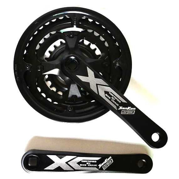 JIANKUN Gigi Crank Sprocket Sepeda 24T 34T 42T 7/8 Speed