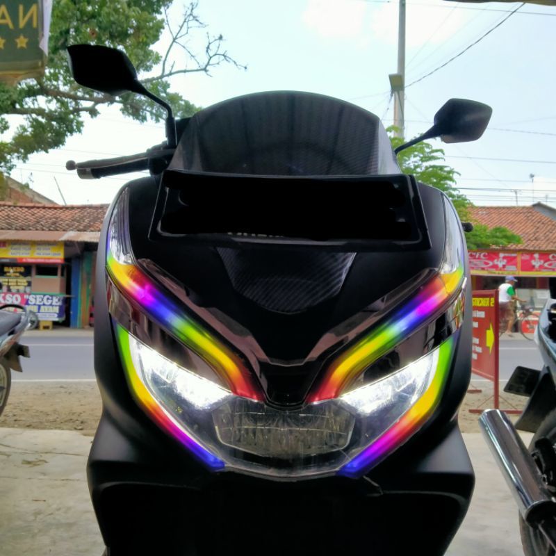 Sticker stiker alis pelangi pcx 150