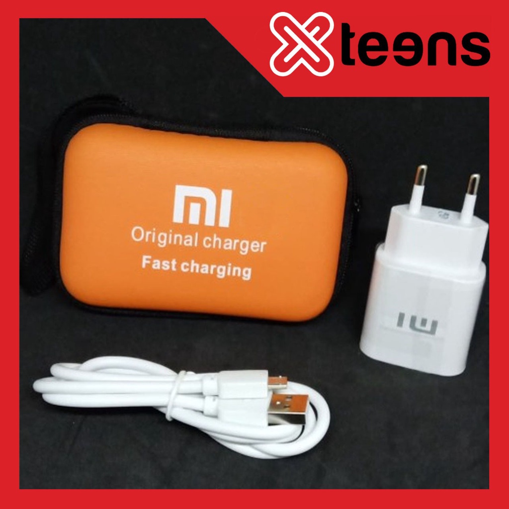 TC / Travel Charger Xiaomi  + Packingan Dompet Import For Micro Usb TIPE C Fast Charging.-XJ