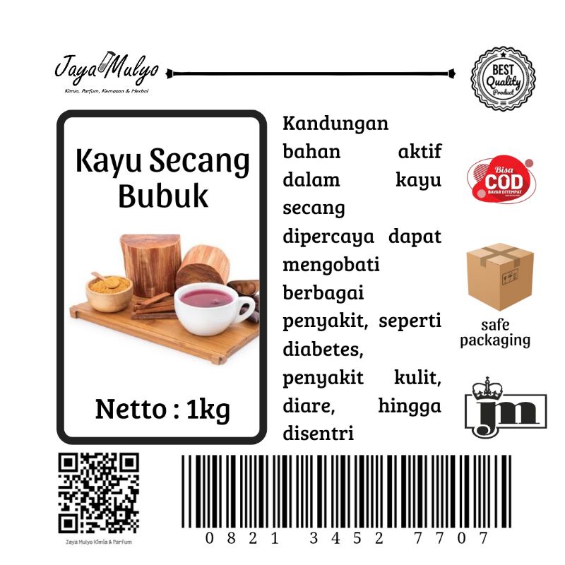

Kayu Secang Bubuk (1kg)