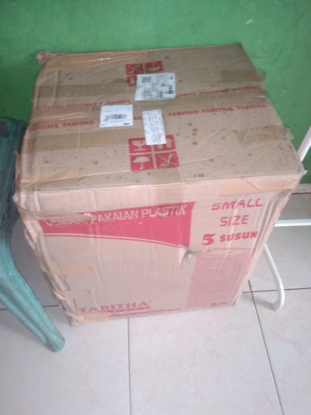 Lemari Plastik Mini Anyam / Diamond/jp/multi  Susun 5