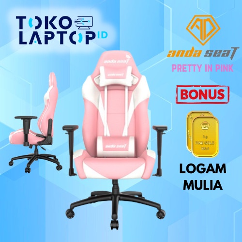 Andaseat Pretty In Pink Premium Gaming Chair