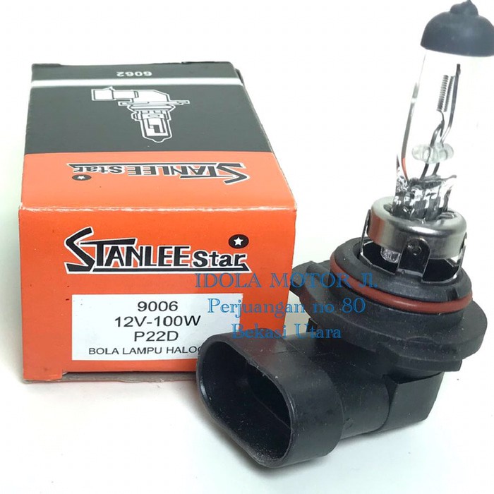 Bohlam lampu bamber HB4 12v 100w 6062 merk stanlee star