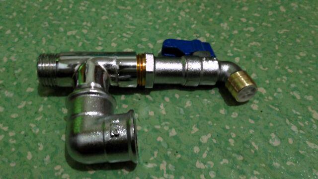 Knee Drat Dalam 904 Kuningan - Knee Keran Nekel - Sock Kran - Sambungan Keran - Sambungan Kran