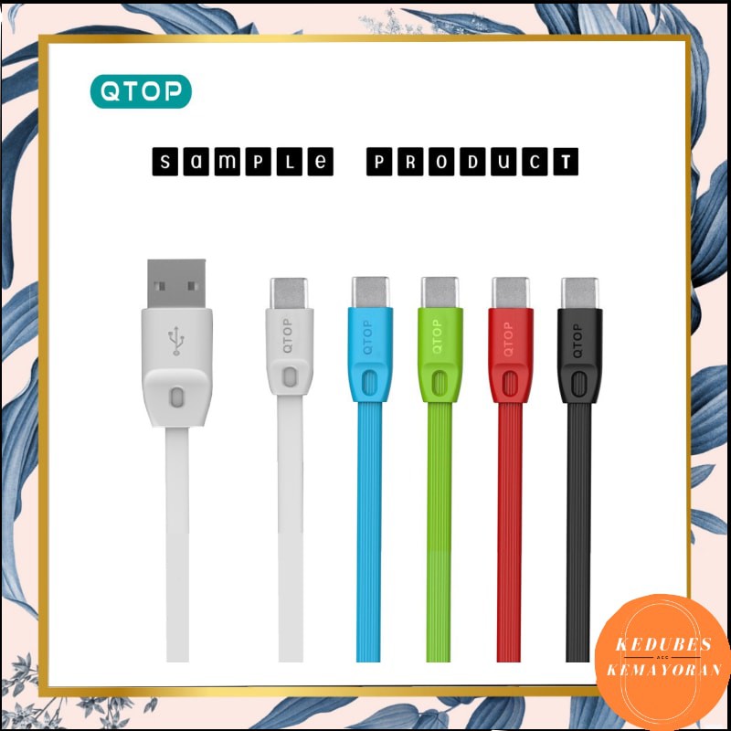 Kabel Data fast charging Type C QTOP QCM100 [kk]