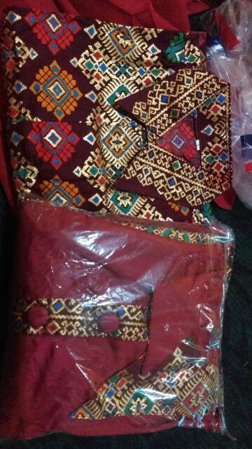 Maura Couple - Sania Ruffle Batik Couple Ori Ndoro Jowi Dnt Garansi Termurah Shopee - Aziza Batik