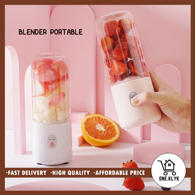 Blender portable 6 mata pisau Rakii | Blender untuk Travel Portable Charger | Blender Juicer Portable