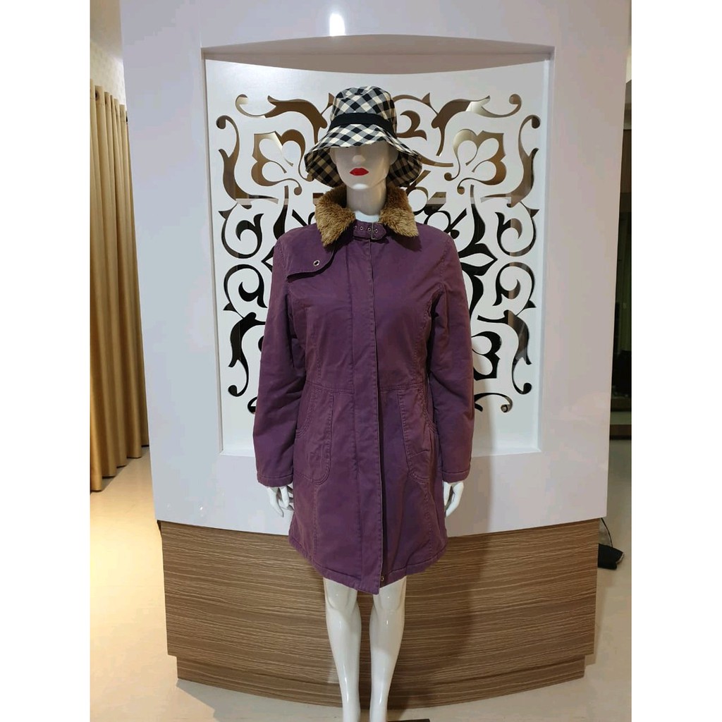 Baju monza fashion wanita jacket jeket winter long coat musim dingin import