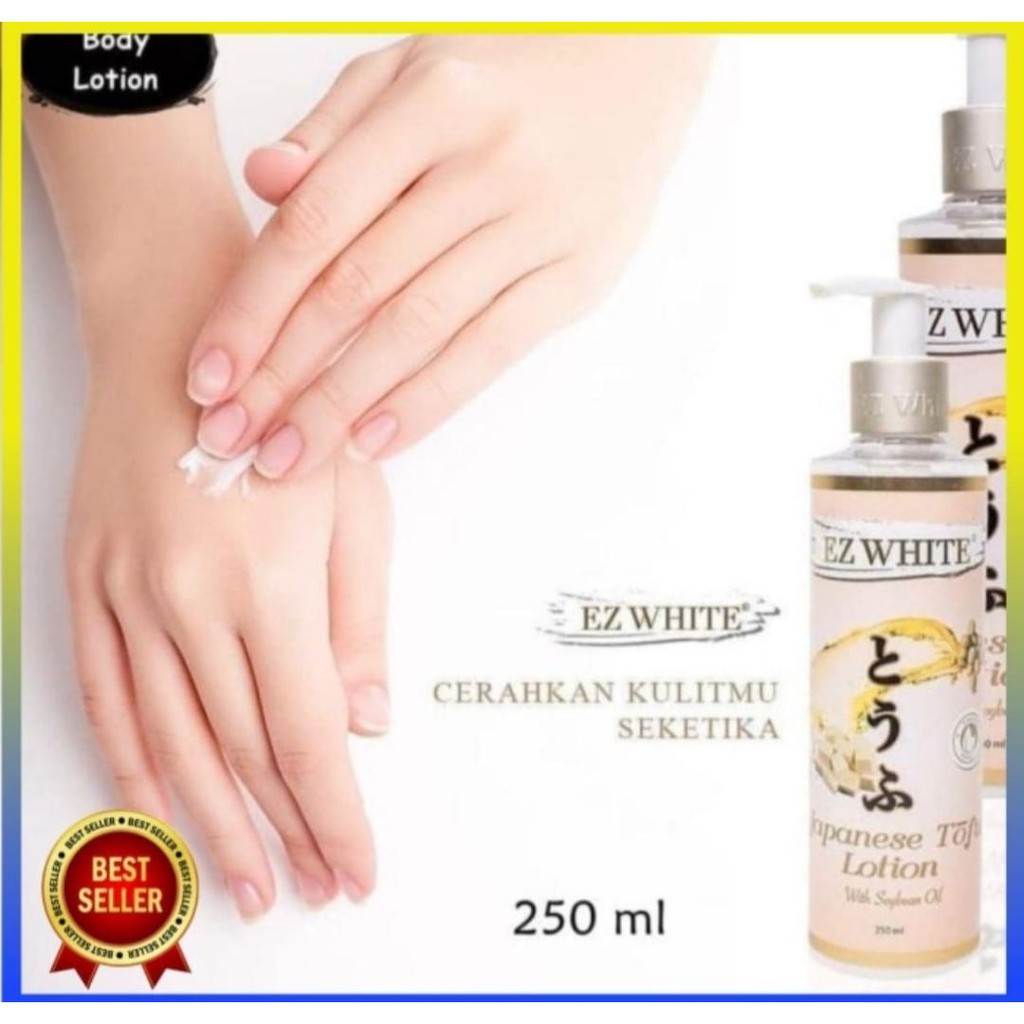 EZ WHITE JAPANESE TOFU BODY LOTION PEMUTIH WITH SOYBEAN OIL ORIGINAL