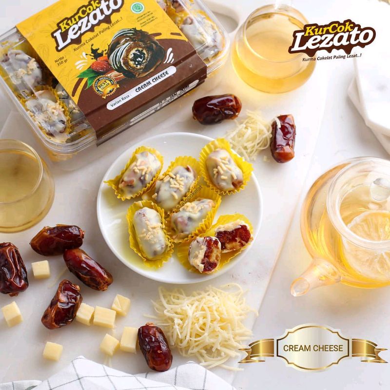 

KurCok Creeam Cheese / kurma cokelat Lezato