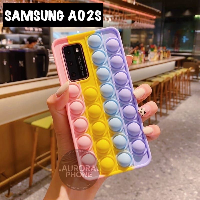 Samsung Galaxy A02s POP IT PUSH BUBBLE CASE COVER CASING A02s Pop It Case / Soft Case Pop It Samsung