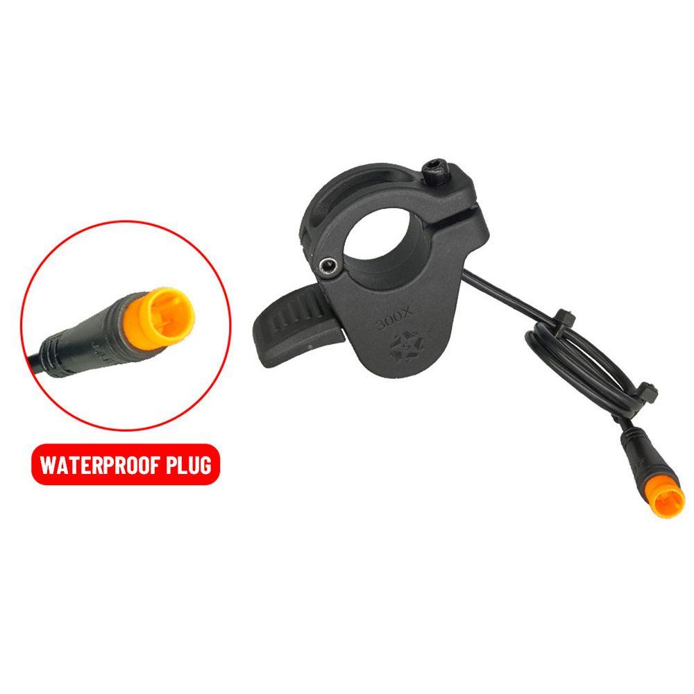 Nanas E-bike Thumb Throttle Kiri Kanan Cepat Bongkar Pasang 24V~72V Pengatur Kecepatan