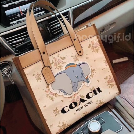 Tas Tote Coach Bahan Kanvas - Couch tas Premium