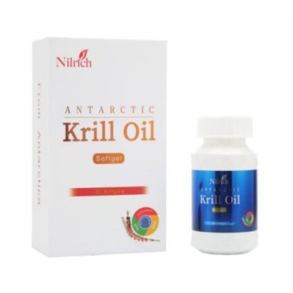 Krill Oil Pelancar Peredaran Darah Nilrich Antarctic Krill Oil  Softgel