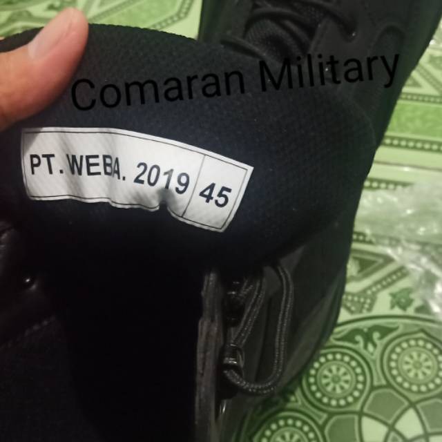 SKD    SEPATU PDL WEBA 2019 UKURAN JUMBO 45 dan 46