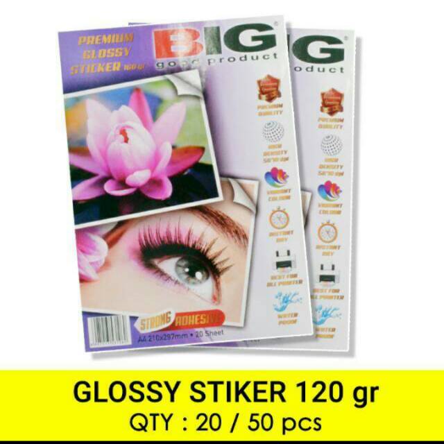 

Glossy sticker