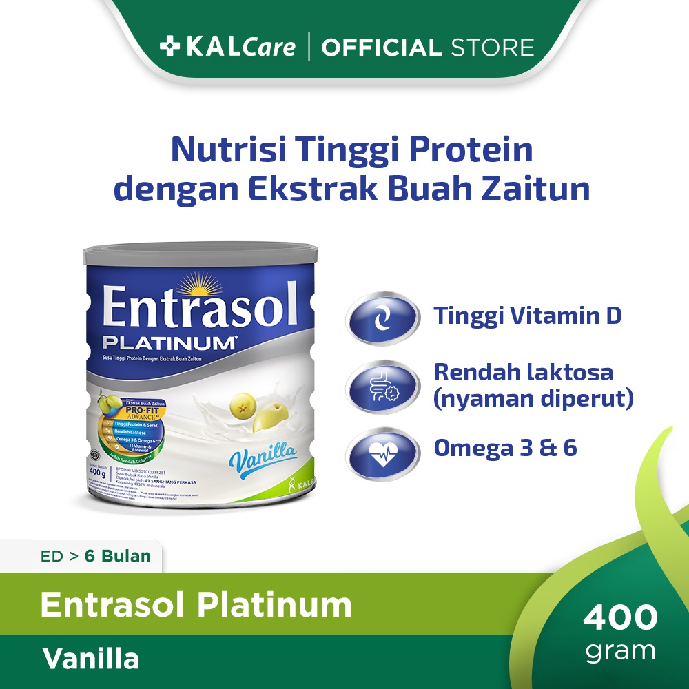 

Entrasol Platinum / Entrasol Senior Vanilla 400gr