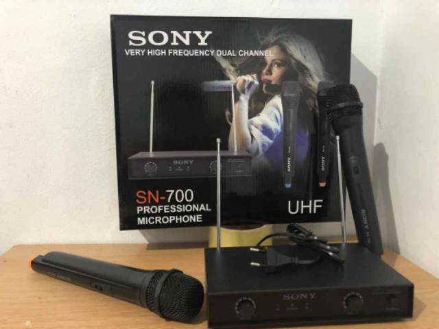 Mic wireless SONY SN-700.UHF.karaoke oke bangat