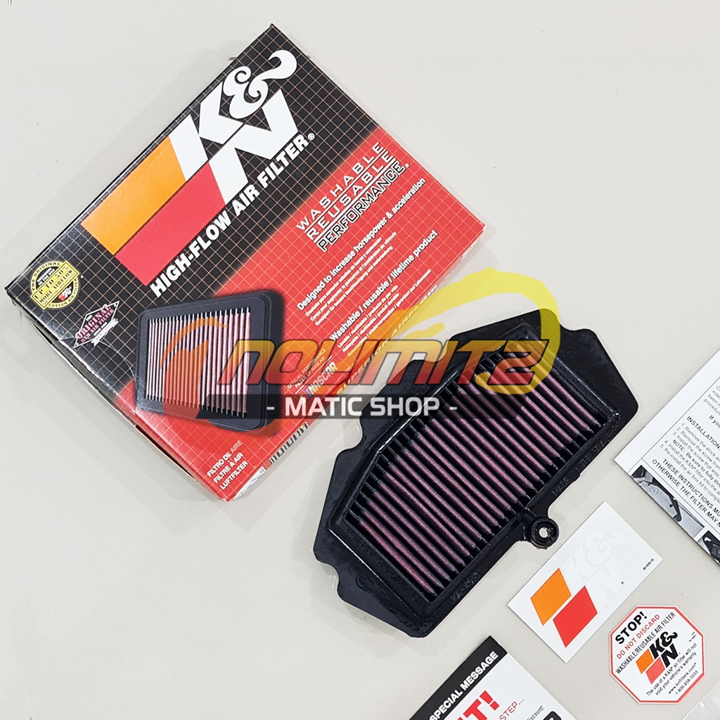 Air Filter Udara Racing K&amp;N KNN Kawasaki Ninja ZX25R 250 FI 2018