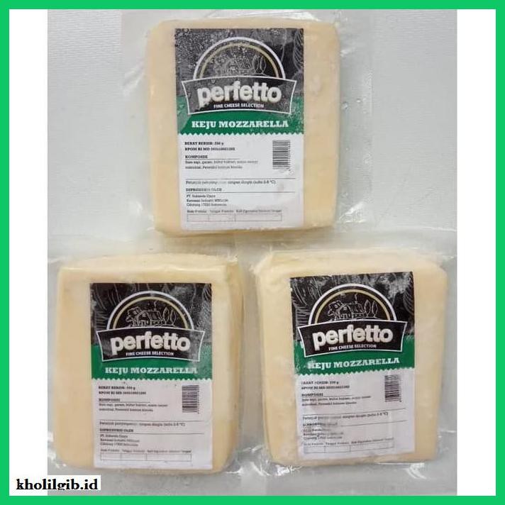 

Ujekujek- Keju Mozzarela Perfecto 250 Gr -Original.