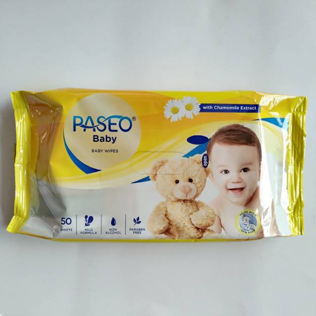 Tissue / tisue basah Paseo 50 sheet