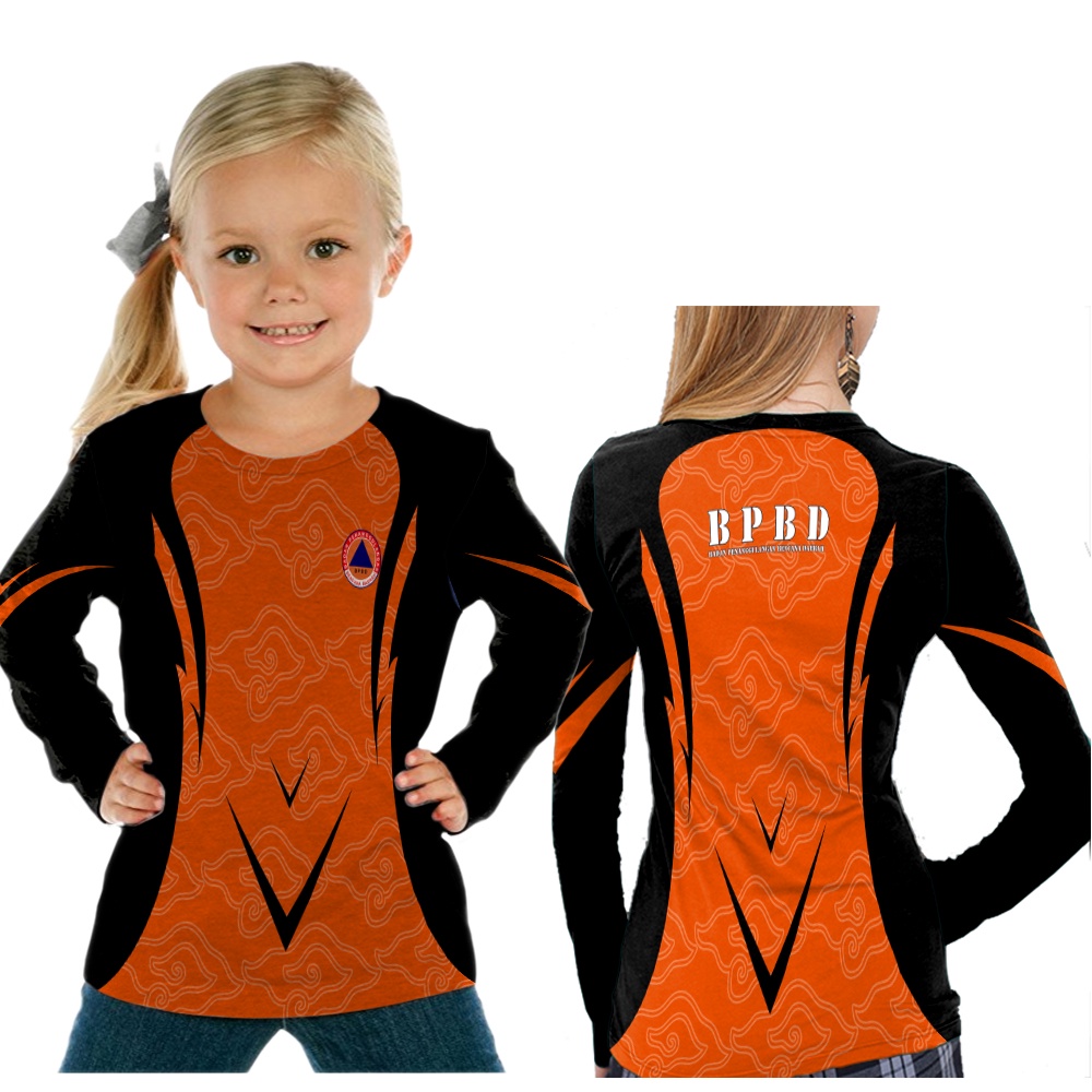 Utamamedia - Kaos BPBD Indonesia / Kaos BPBD Anak / Kaos BPBD Lengan Panjang