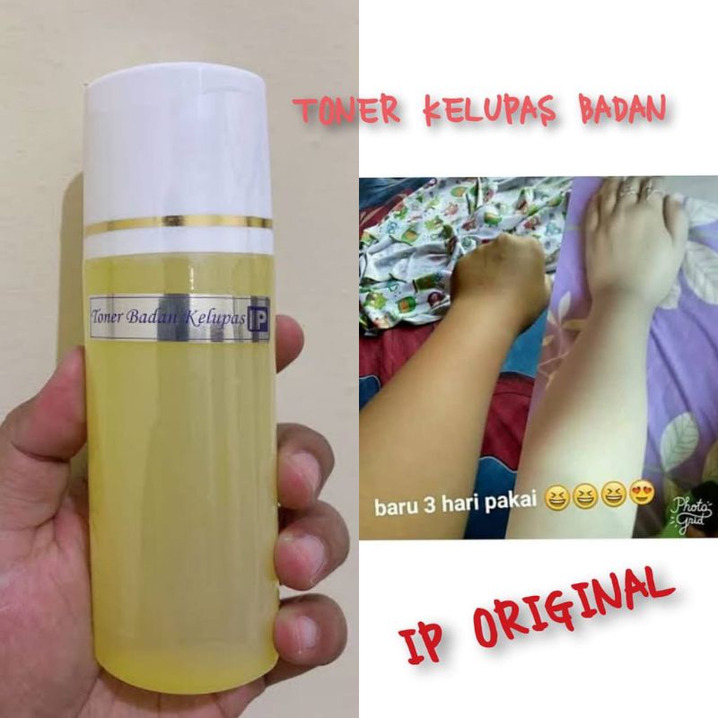 Toner Badan Kelupas IP Skincare Toner whitening ampuh original 100% segel luar dalam