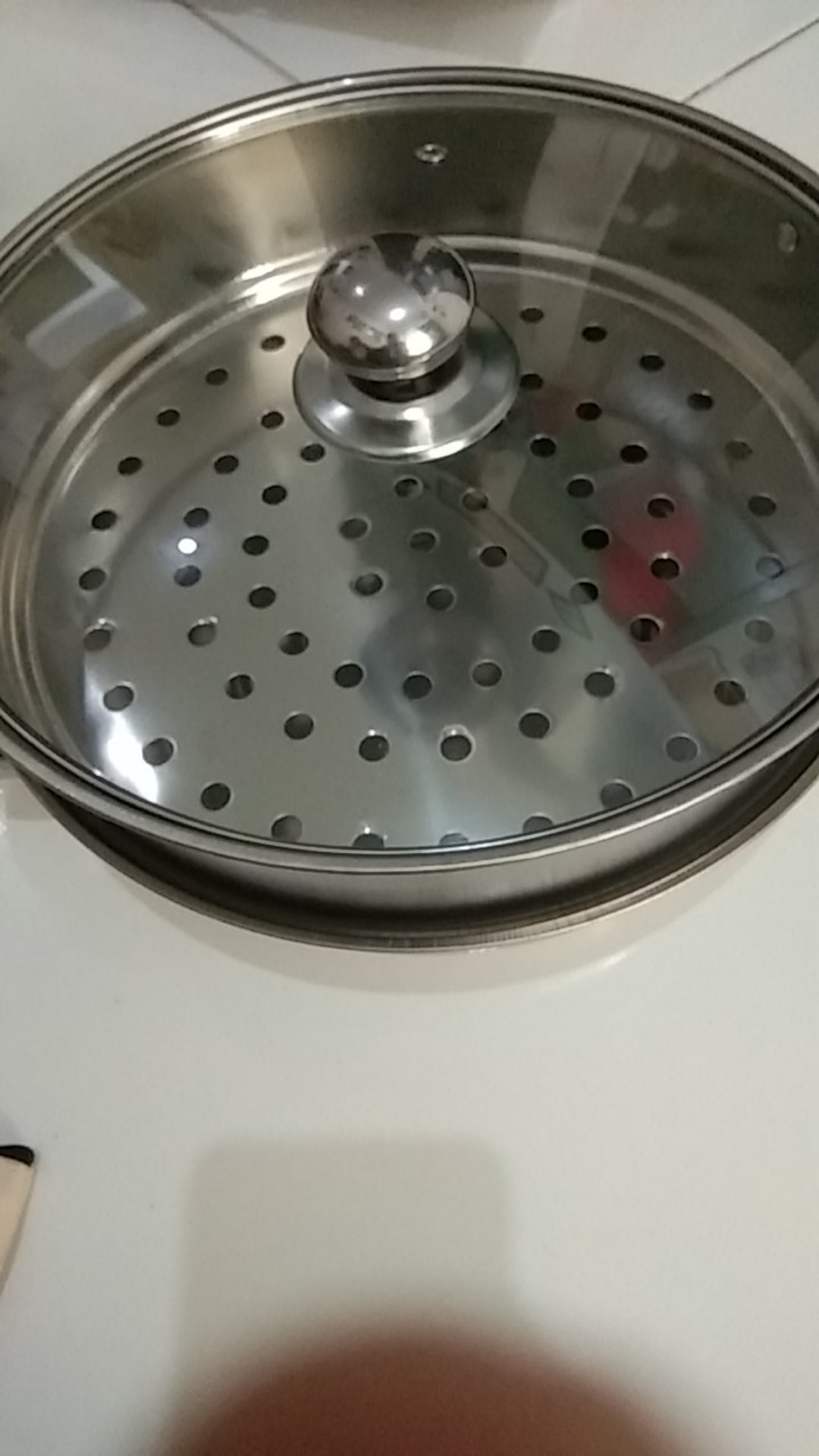 Panci Kukus Steamer 2 Susun / Steamer Kukusan Stainless 28 Cm