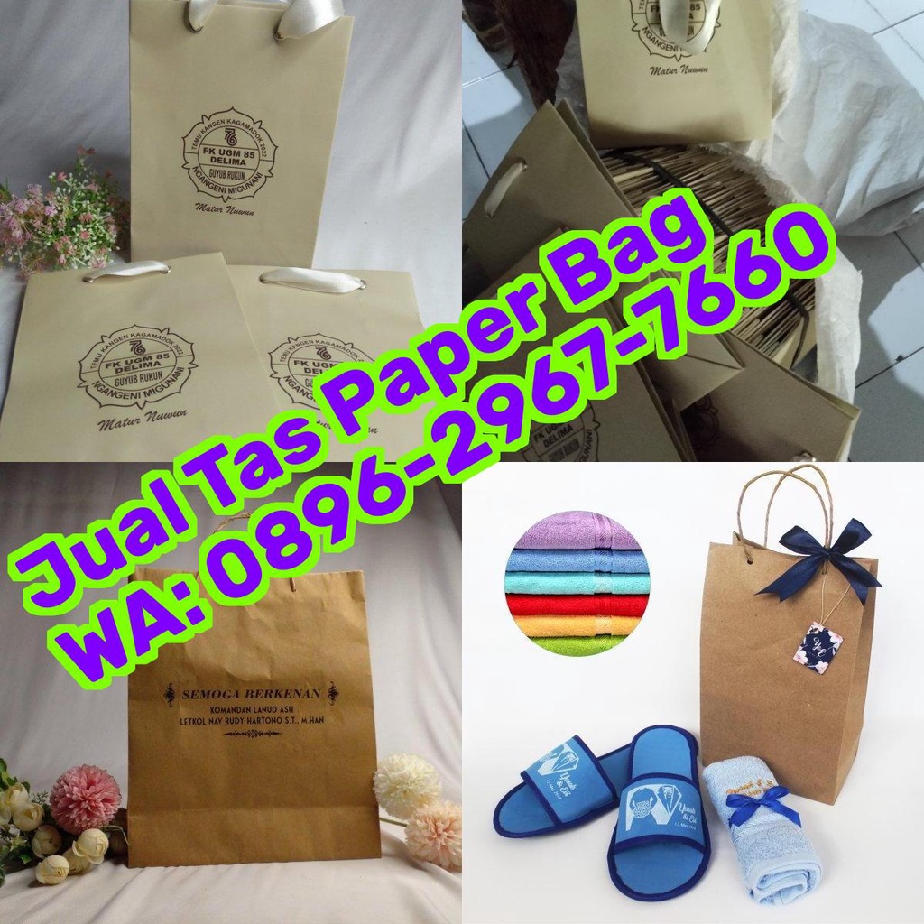 Paper Bag Murah Borong Paper Bag Jogja 30x40