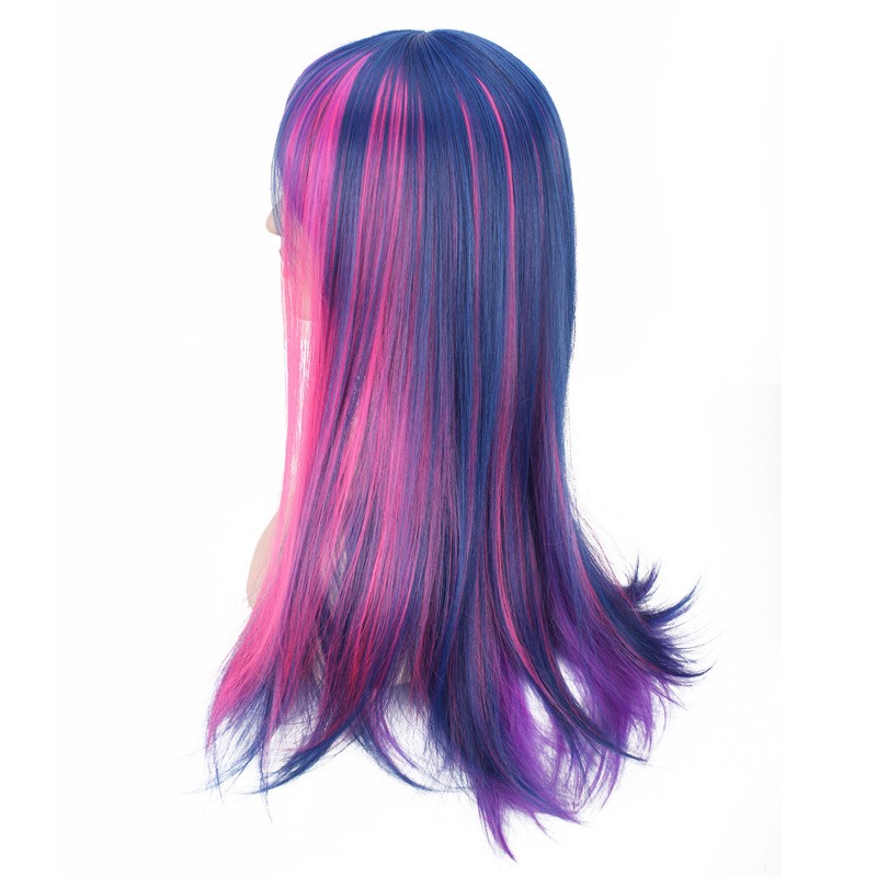 LOL-03 wig rambut palsu lolita  dua warna two tone cosplay