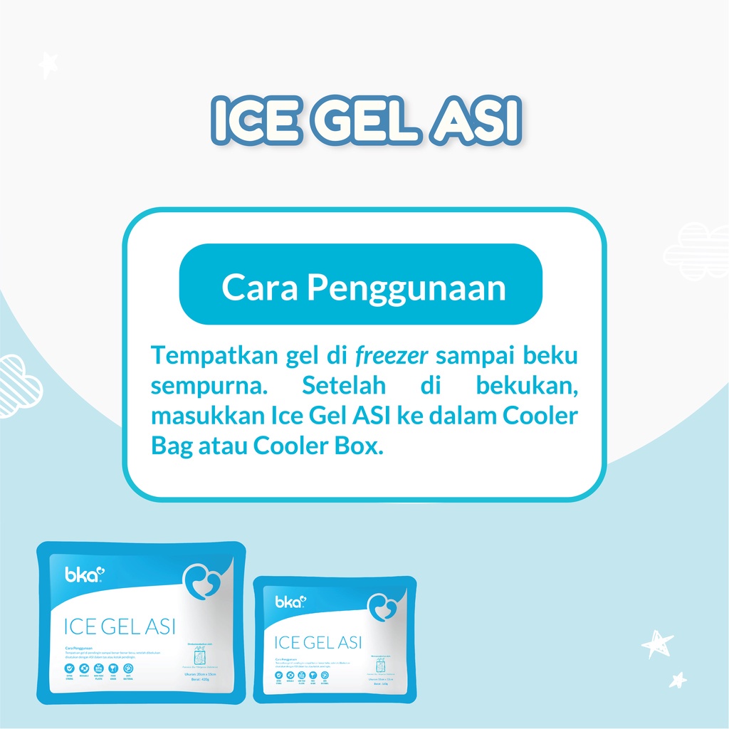 BKA Ice Gel / dingin / panas / gel pendingin asi / es menjaga kulitas asi