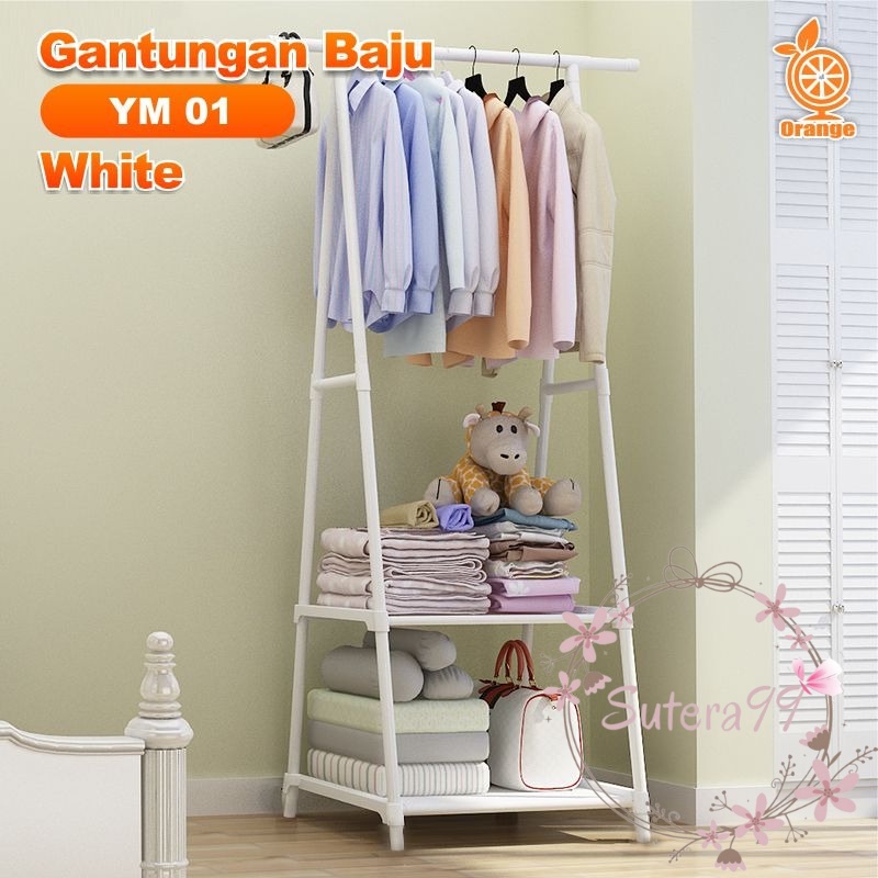 BISA COD Triangle stand hanger baju rak buku serbaguna gantungan pakain rak serbaguna Triangle Rak Segitiga Gita Gantungan Baju Buku Serbaguna Stand Hanger