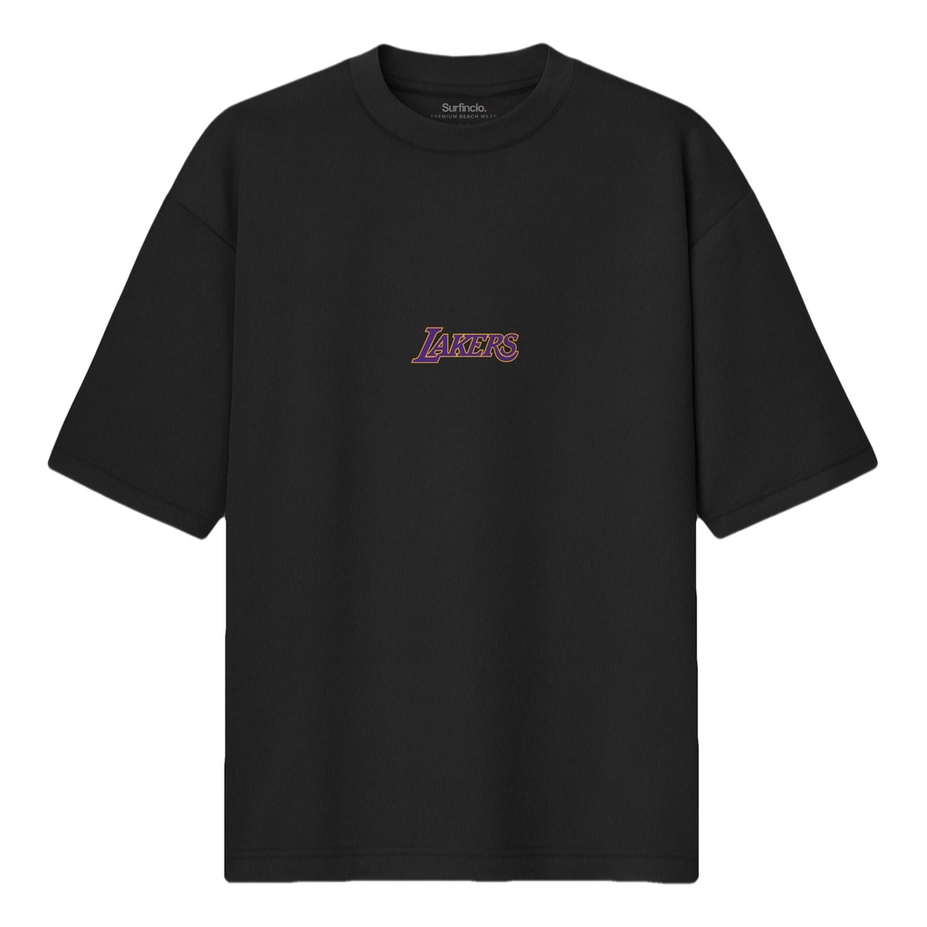 Oversized T-Shirt Black Brian Edition Premium Cotton 24s